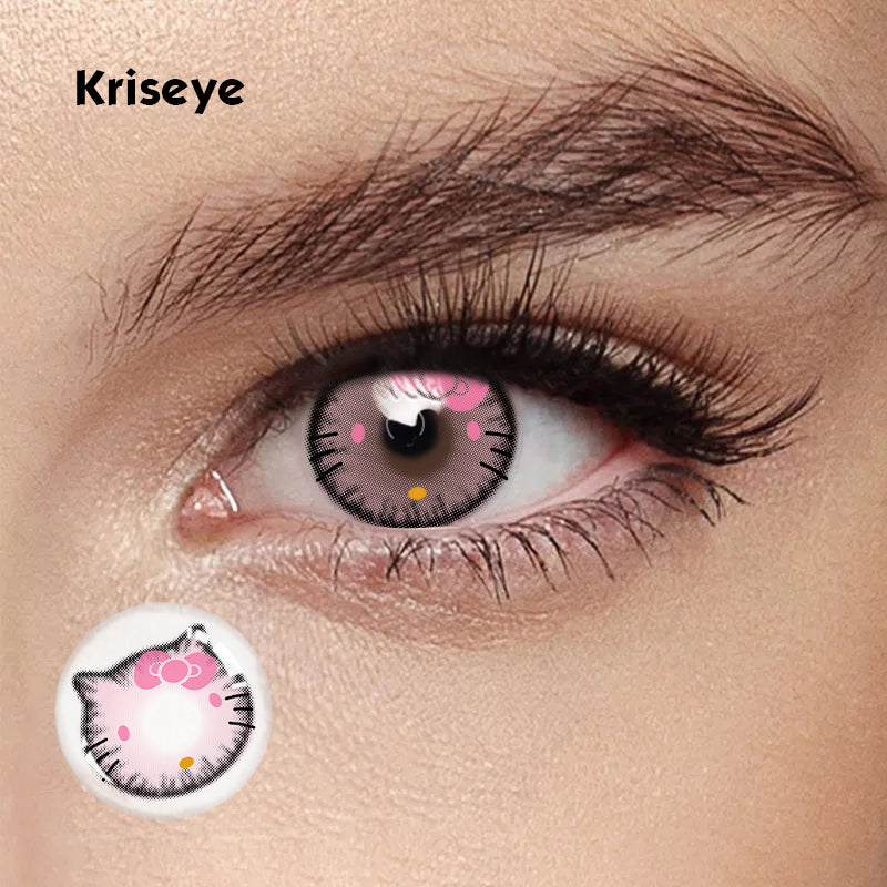 Kitty Pink Anime Contacts