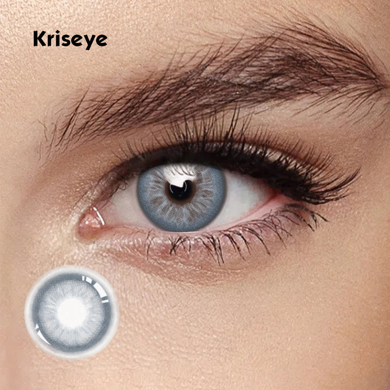 Bliss Azure Gray Blue Contacts
